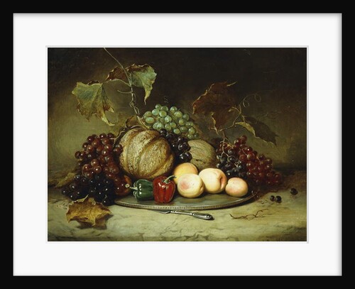 Bountiful Still Life, 1855 by Hugh Newell