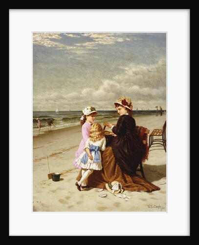 At the Seashore, 1881 by Samuel S. Carr