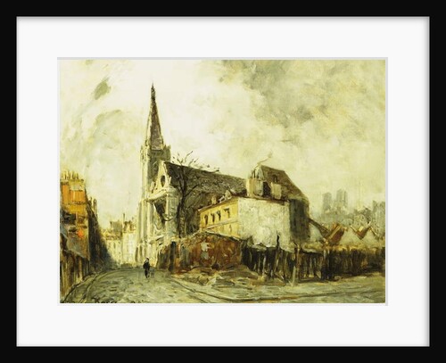 Cathedral in Paris by Frank Myers Boggs