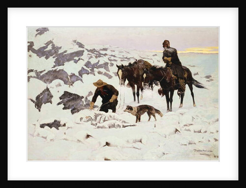The Frozen Sheepherder, 1900 by Frederic Remington