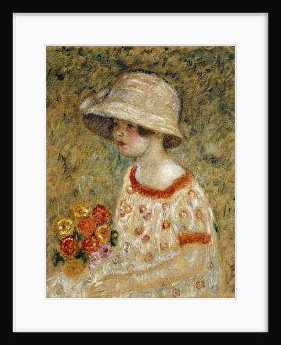 Portrait of Frances Kilmer by Frederick Carl Frieseke