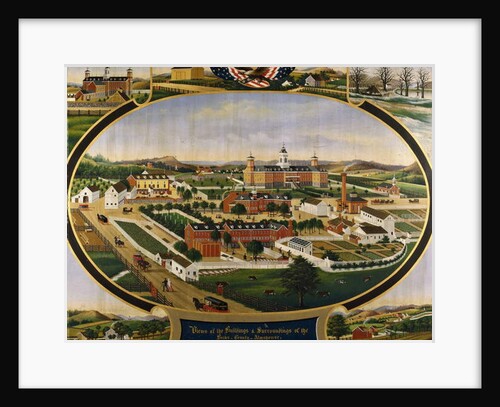 Views of the Buildings and Surroundings of the Berks County Almshouse by John Rasmussen