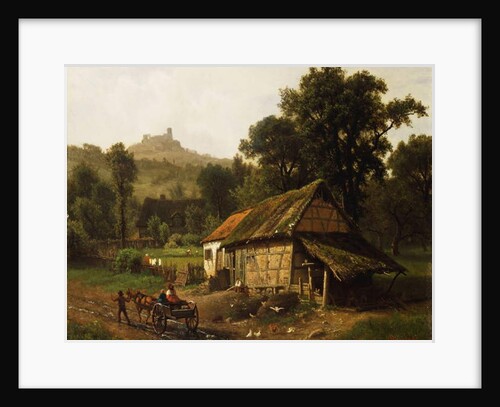 In the Foothills, 1861 by Albert Bierstadt