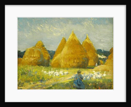 Gathering Geese, by Robert William Vonnoh