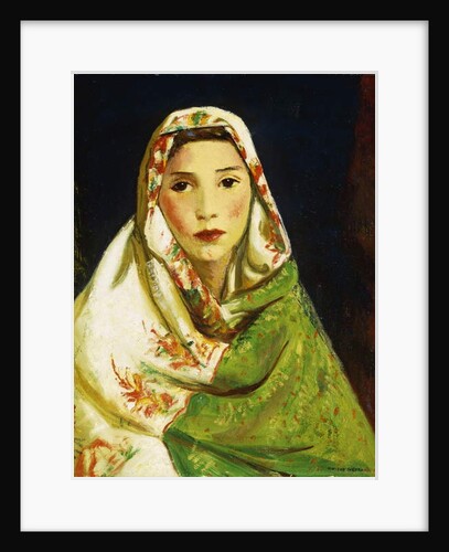 Mexican Girl with Oriental Scarf, 1916 by Robert Cozad Henri