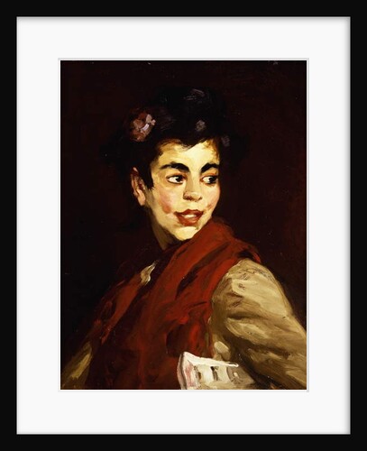 Newsgirl - Madrid, 1908 by Robert Cozad Henri