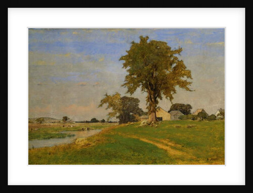 Old Elm at Medfield, 1860 by George Snr. Inness