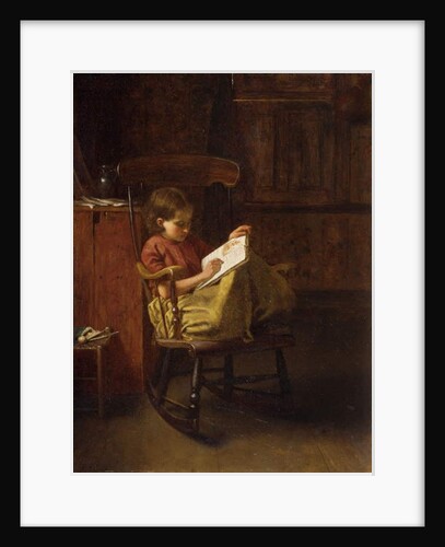 The Boston Rocker by Eastman Johnson