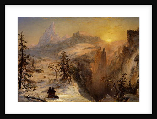 Winter in Switzerland, 1860 by Jasper Francis Cropsey