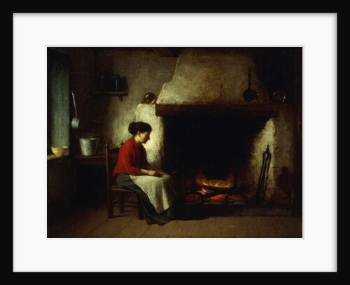 By the Hearth, 1881 by Platt Powell Ryder