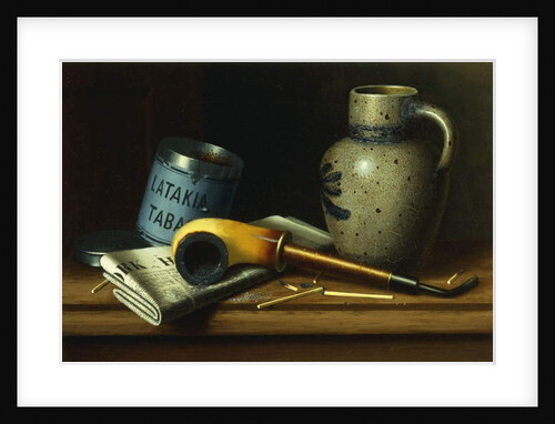 Still Life with Pipe and Tobacco by William Michael Harnett