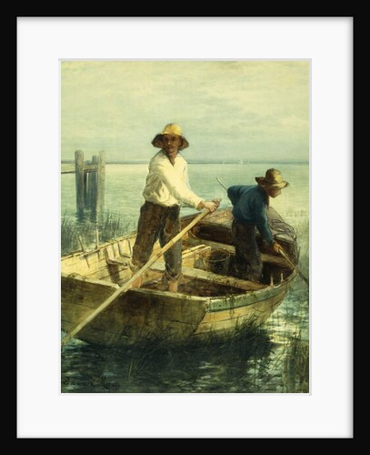 Pushing Off by Edward Moran