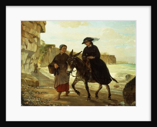 The Tourist and the Fisherwoman, 1870 by Henry Bacon