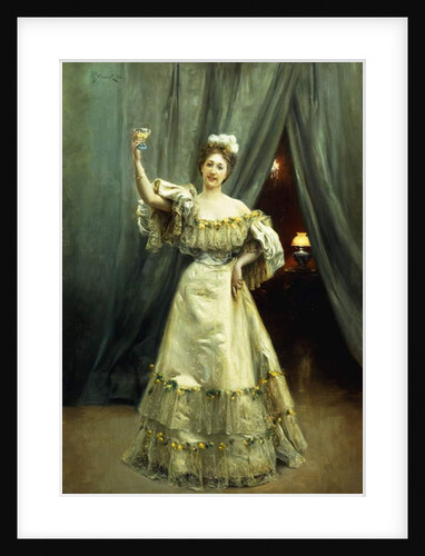 A Toast, 1896 by Julius Leblanc Stewart