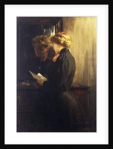 The Letter, 1910 by James Carroll Beckwith