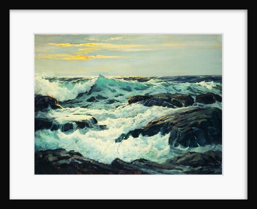 Surf and Headlands by Frederick Judd Waugh