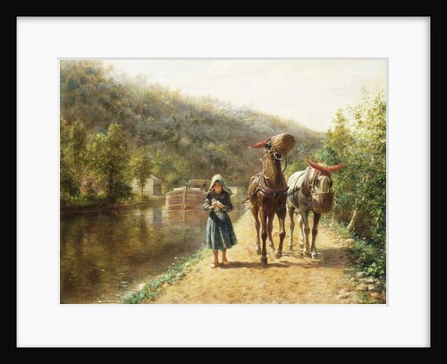 On the Towpath by Edward Lamson Henry