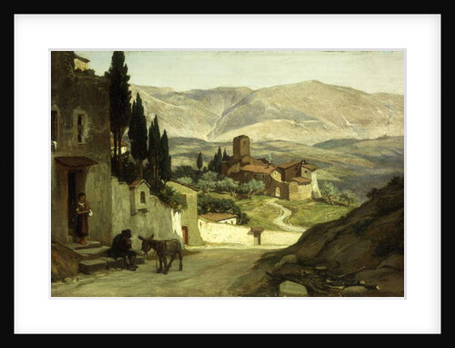 Near Perugia, 1870 by Elihu Vedder