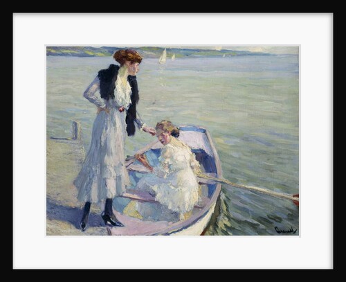 Along the Canal, by Ernest Lawson