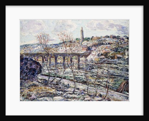 Harlem River Bridge by Ernest Lawson