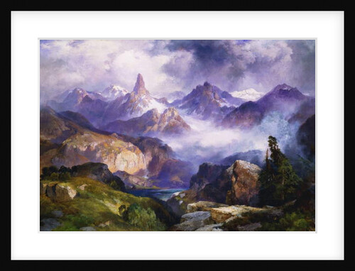 Index Peak, Yellowstone National Park, 1914 by Thomas Moran