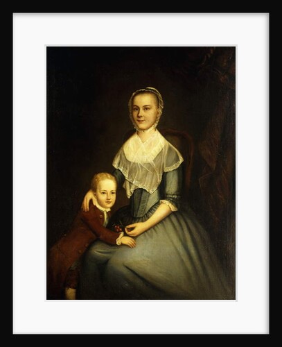 Portrait of Mrs Arbuckle and Son, by Charles Willson Peale