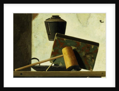 Still life with Notebook and Pipe by John Frederick Peto