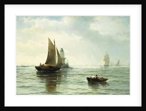 Around the Lighthouse by Edward Moran