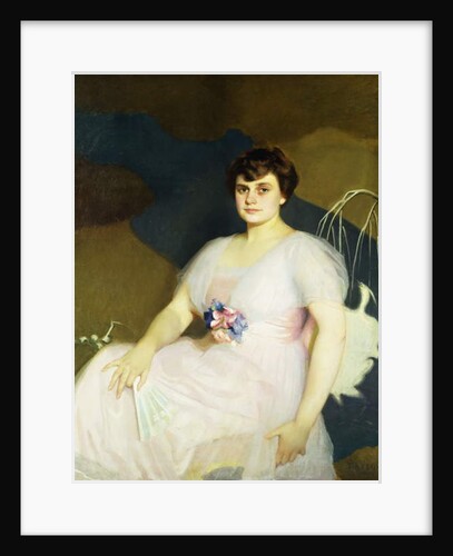 Portrait of Charlotte Parker Milne, 1916 by William McGregor Paxton