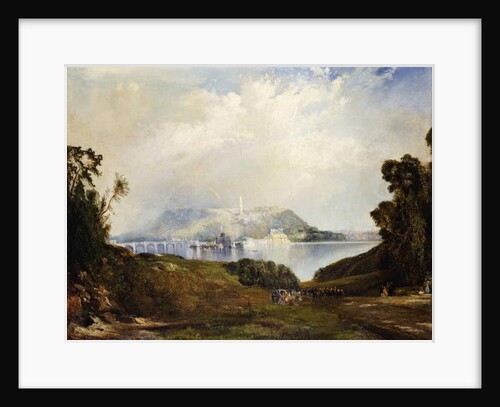 A View of Fairmont Waterworks, Philadelphia by Thomas Moran