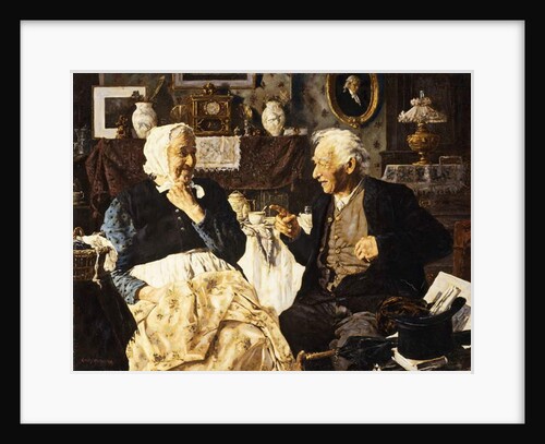 Tea and Conversation by Louis Charles Moeller