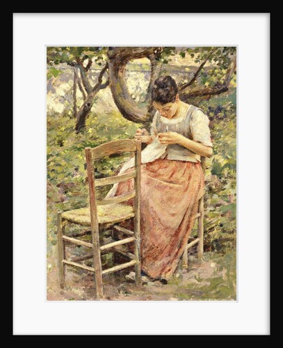 The Seamstress, c.1891 by Theodore Robinson