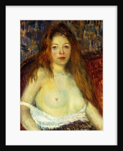A Red-Haired Model by William James Glackens