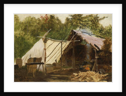 Camp in the Main Wood No, 1879 by John George Brown