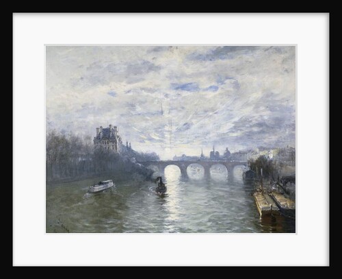 The Paris Royale on the Seine, 1895 by Frank Myers Boggs