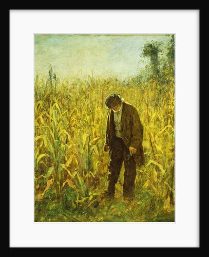 Man in a Cornfield by Eastman Johnson