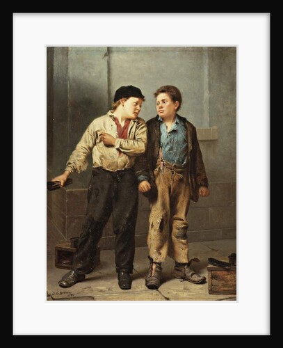 The Quarrel, 1866 by John George Brown