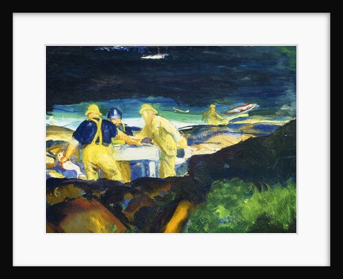 Tending the Lobster Traps, Early Morning by George Wesley Bellows