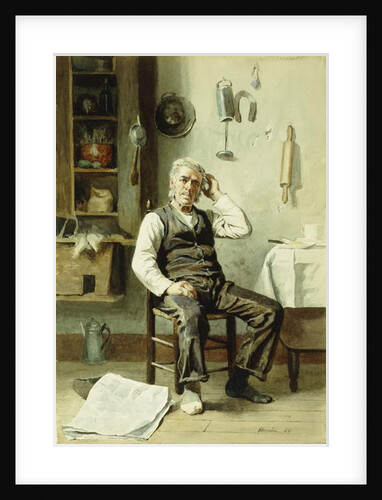 Puzzled, 1881 by Thomas Hovenden
