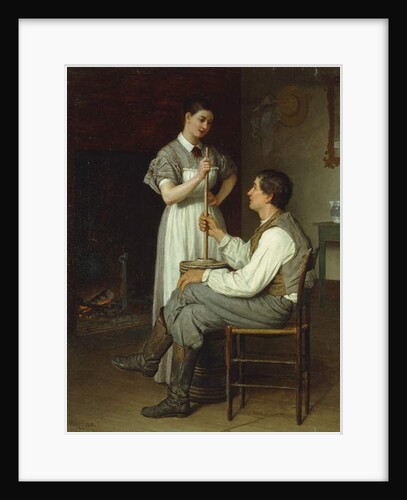 The Helping Hand, 1877 by Enoch Wood Perry