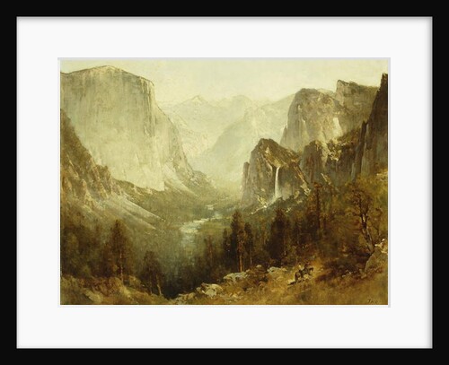 Hunting In Yosemite, 1890 by Thomas Hill