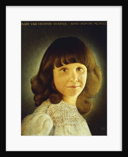 Portrait of Mary Van Vechten Schaffer, 1930 by Grant Wood