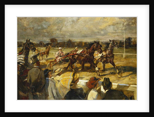 Trotting, Hoppe-Garden, Berlin, c.1900 by School German