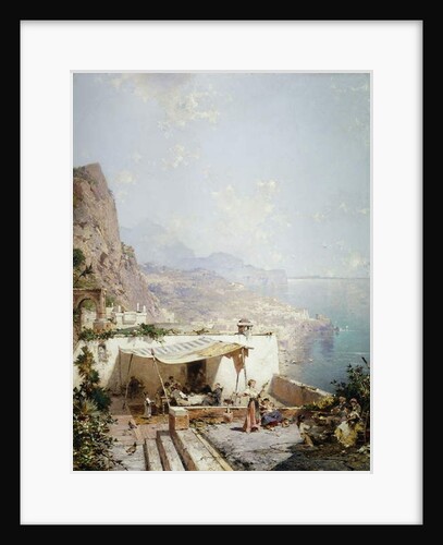 Amalfi - Gulf of Salerno; Amalfi - Golfe de Salerne, by Franz Richard Unterberger
