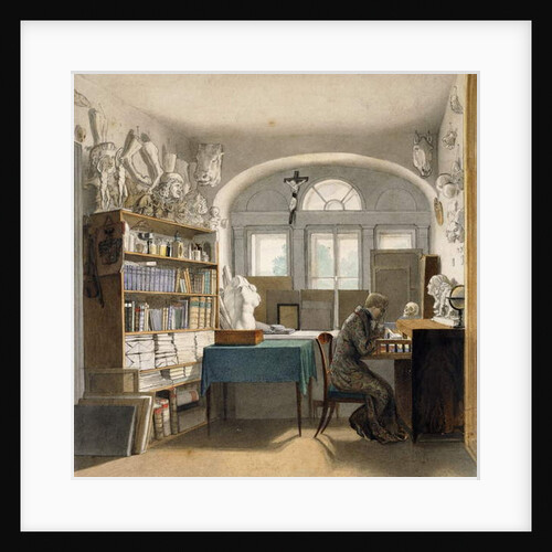 The Artist in his Study, 1842 by Julius Schnorr von Carolsfeld
