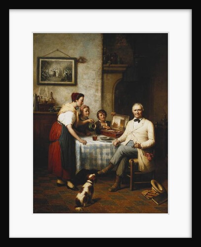 The Artist's Lunch, 1878 by Francois Verheyden