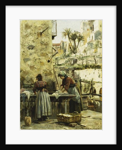 The Washerwomen, 1906 by Peder Monsted