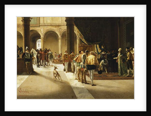 The Arrival, 1882 by Pietro Gabrini