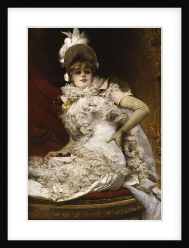 The Loge; A la Loge by Georges Clairin