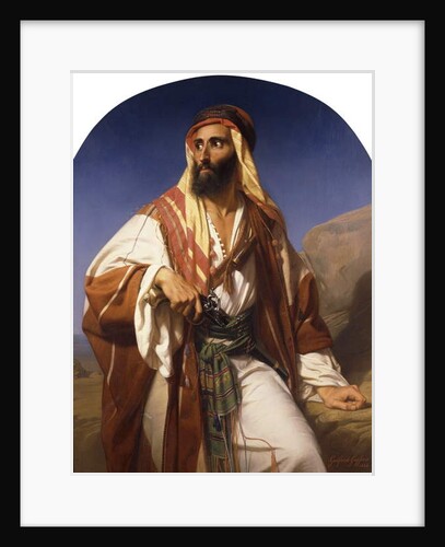 A Bedouin Chieftain, 1846 by Godfried Guffens
